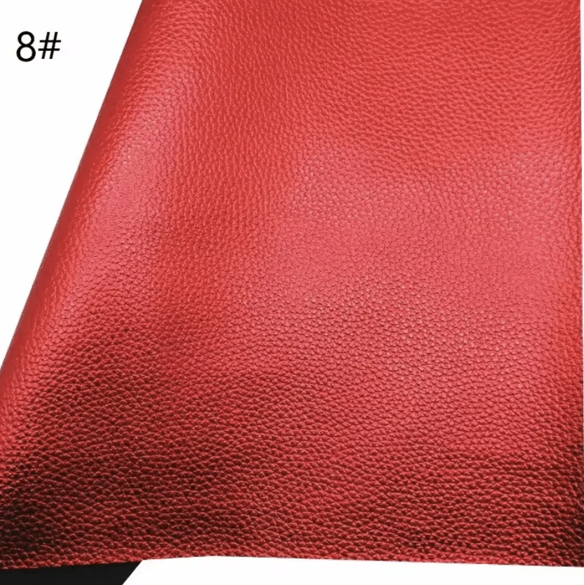20*30cm Metallic Red with Leather Texture Finish, Leatherette Sheet Basics