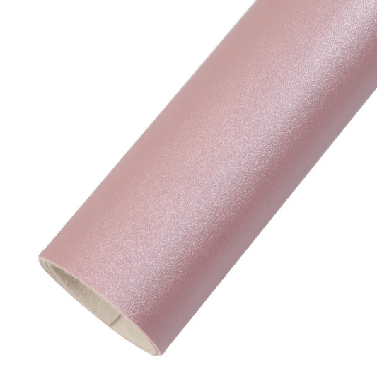 20*33cm Pearl Pink Smooth Sheepskin Faux Leather Texture, Long Leatherette Sheet Basics Leather & Vinyl