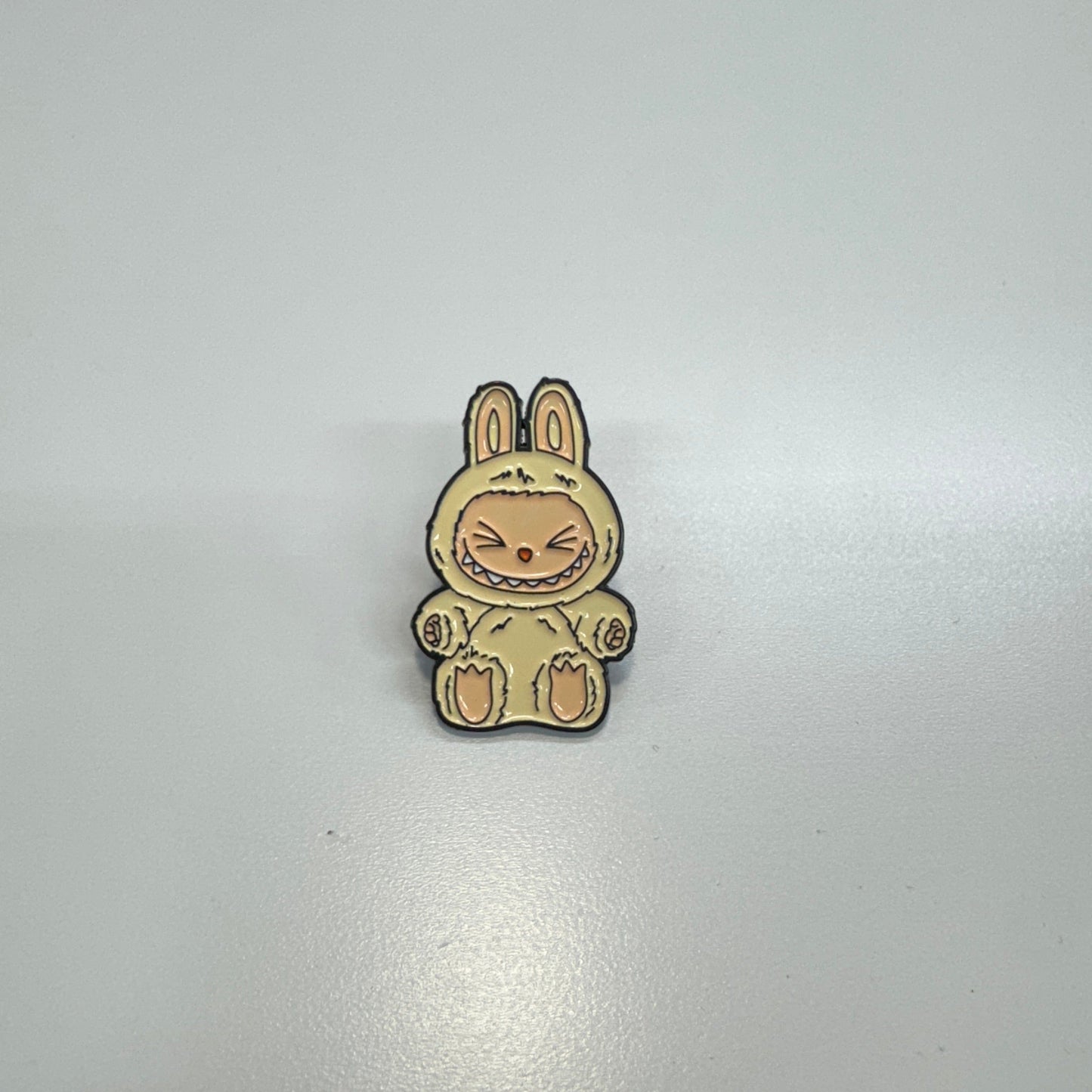 20*35mm Laboubou Print on Black Metal Pins, Sold Individually, Promotions (1 pcs) Promotion