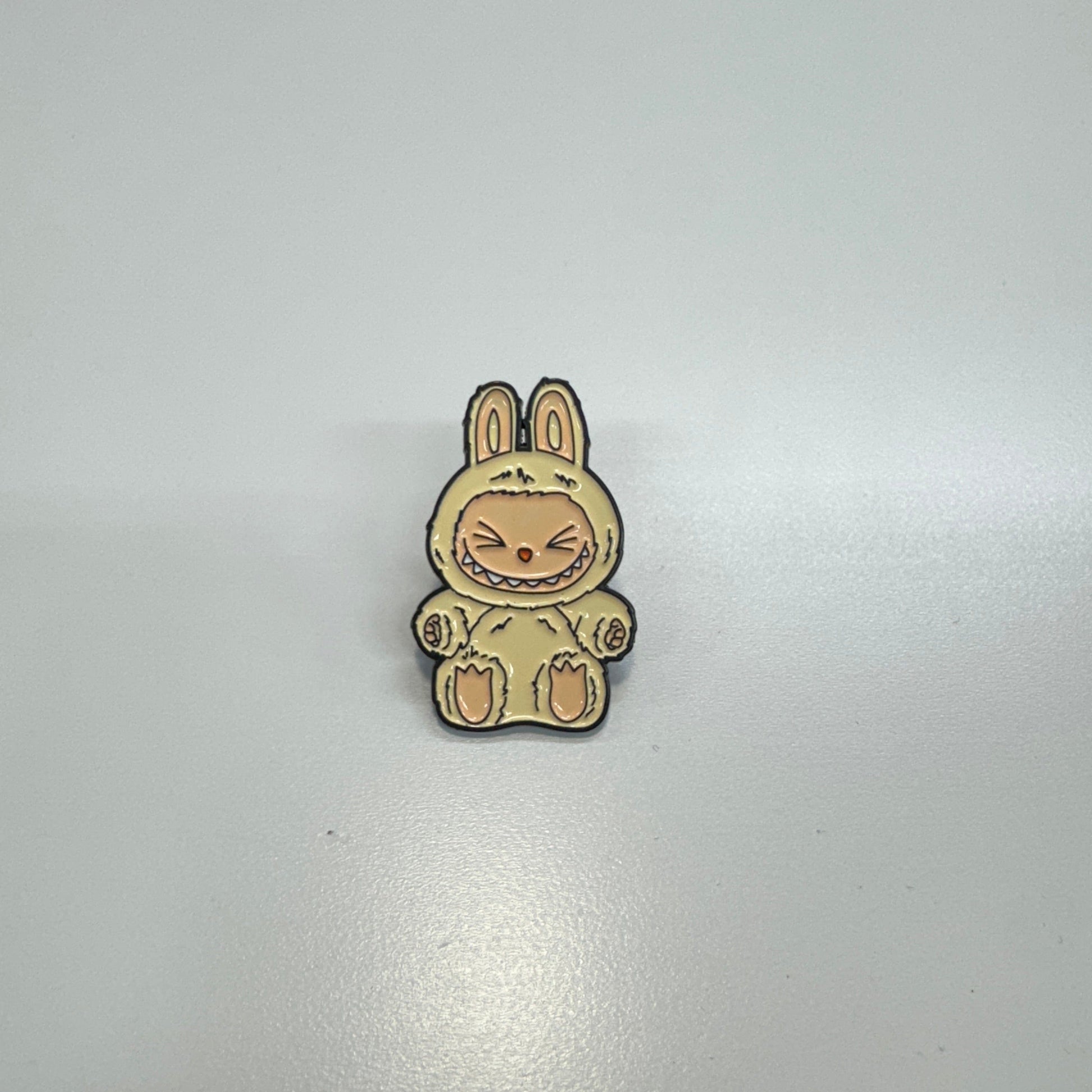 20*35mm Laboubou Print on Black Metal Pins, Sold Individually, Promotions (1 pcs) Promotion