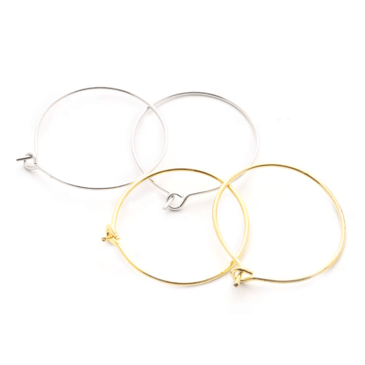 20mm Hoop Earring for Gold' Colour *10 hoops/5 pairs* Basics