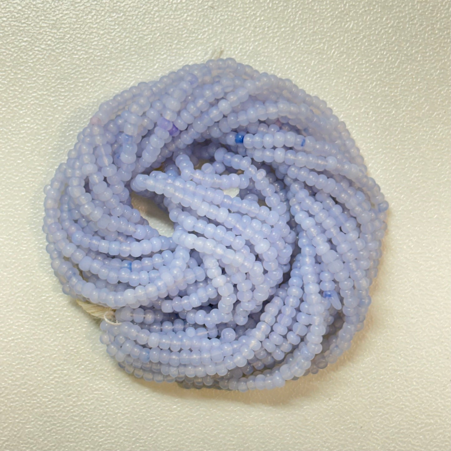11/0 Charlotte Cut Seed Bead- Opal Sky Blue  *10g Hank* India Sheen Charlotte Cut Seedbeads