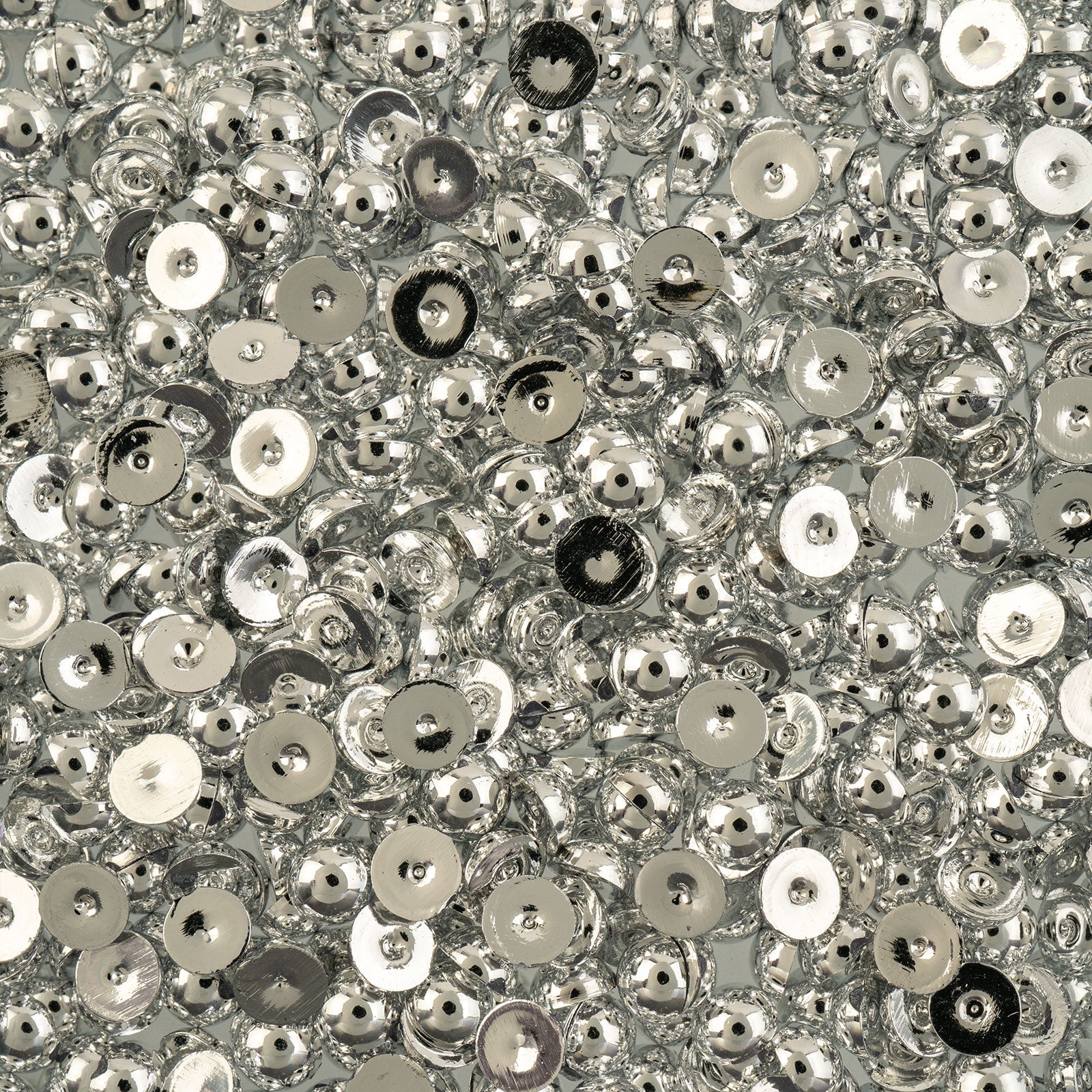 5mm (Ss20) Silver Crystal Lane DIY Flat Back Plastic Pearl (575pcs) Pearl Beads