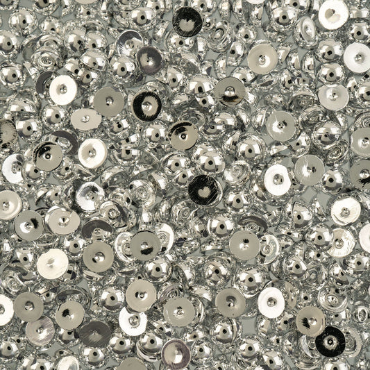 5mm (Ss20) Silver Crystal Lane DIY Flat Back Plastic Pearl (575pcs) Pearl Beads