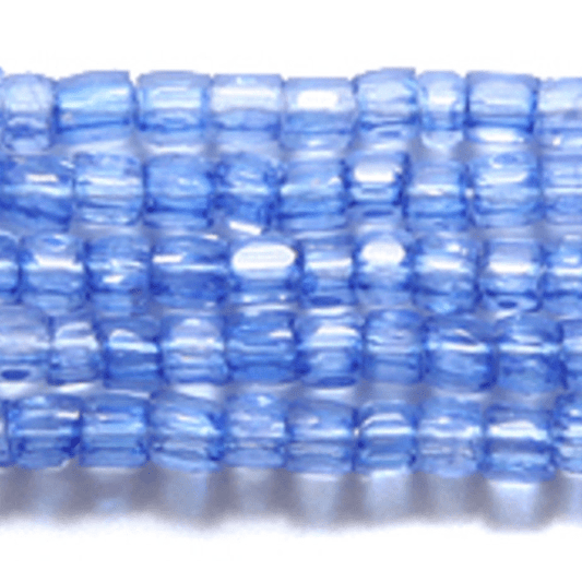 3 Cut Beads 9/0 Denim Blue Solgel Crystal *HANK (9SC6275) 3-cut Beads