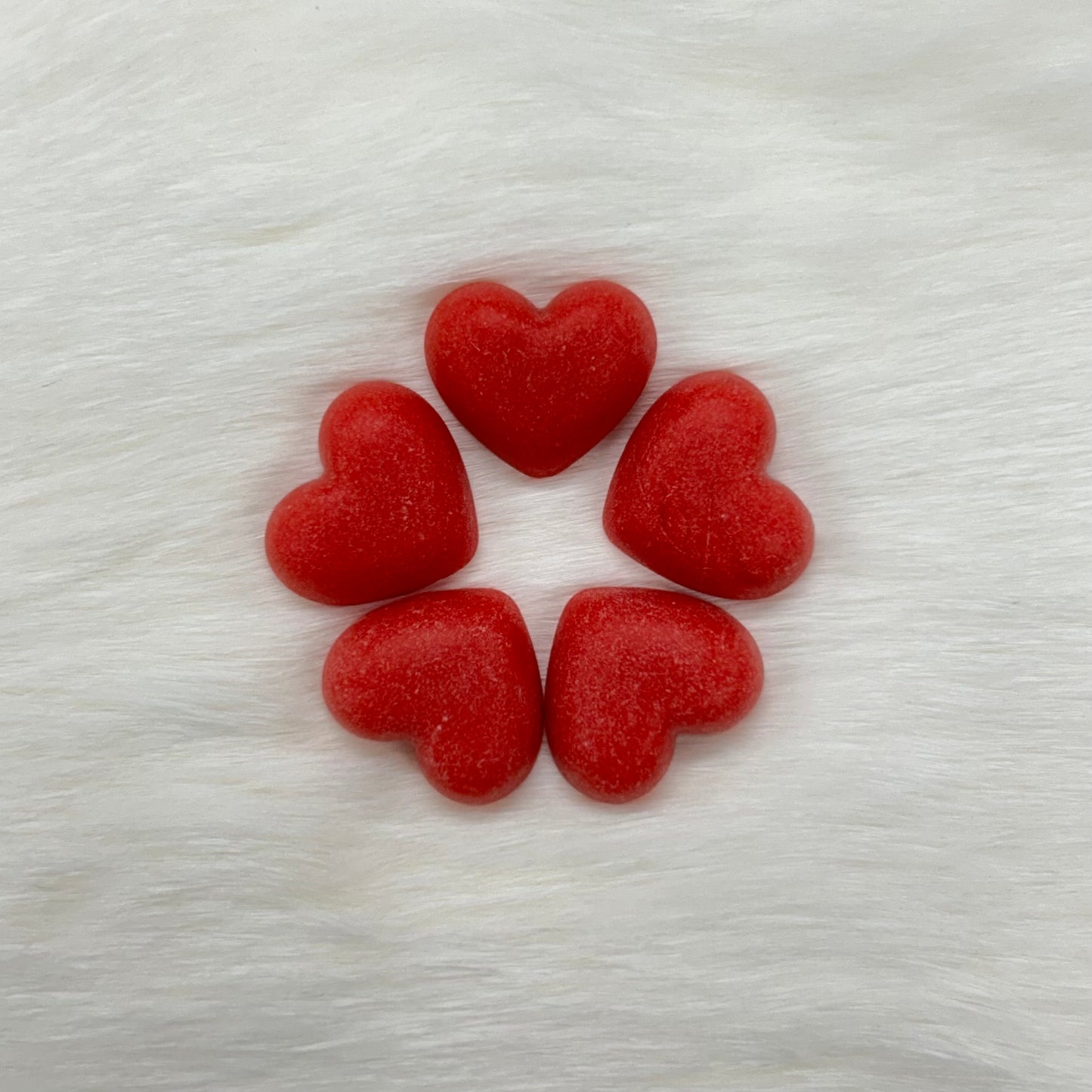 18mm Matte Hearts, Glue on, Resin Gems (Sold in Pair)