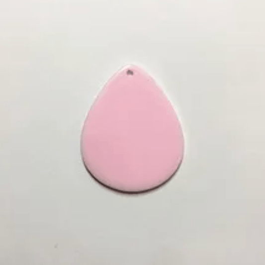 32*42mm Pink Fat Teardrops, one hole sew on, Acrylic Resin Gems (Sold in Pair) Resin Gems