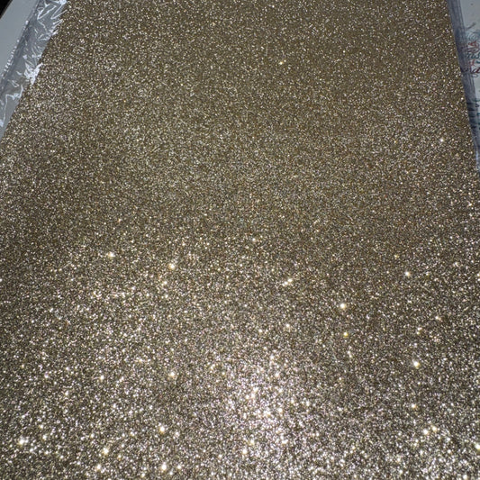 20*30cm Glitter Gold, Glitter Leatherette Sheet Leatherette