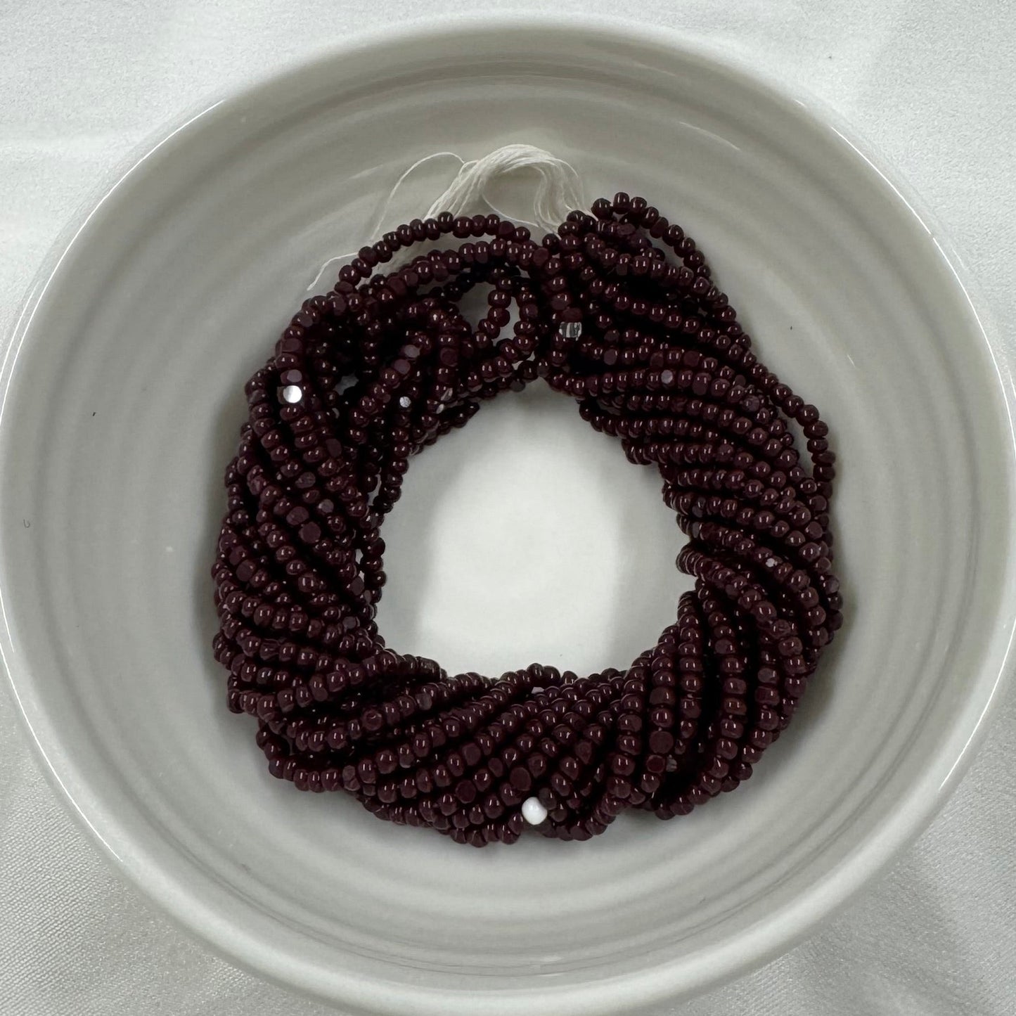11/0 Charlotte Cut Seed Bead- Opaque Chocolate Brown *10g Hank* India Sheen Charlotte Cut Seedbeads