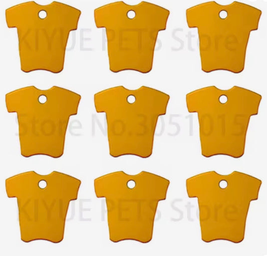 35x34mm Orange Shirt (Sold in Pair) Sundaylace Creations & Bling