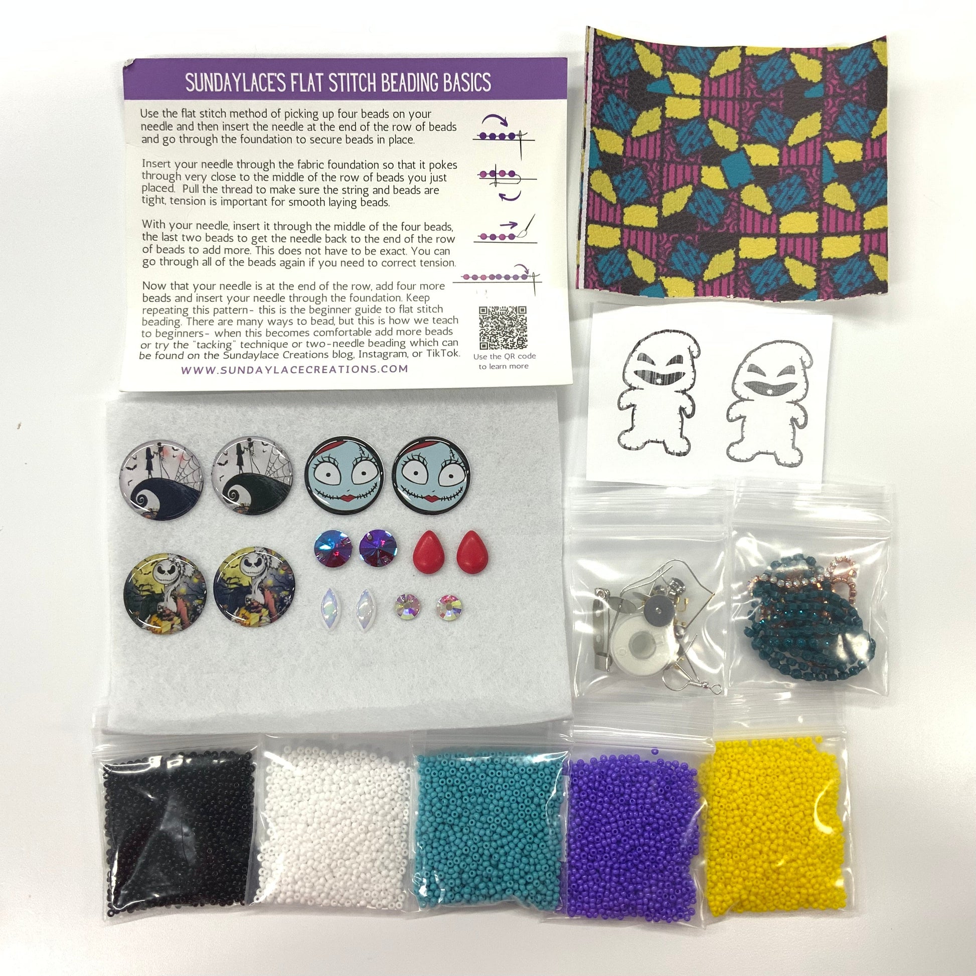 "Nightmare before Halloween" Starter Beading kit, Promotions Sundaylace Creations & Bling
