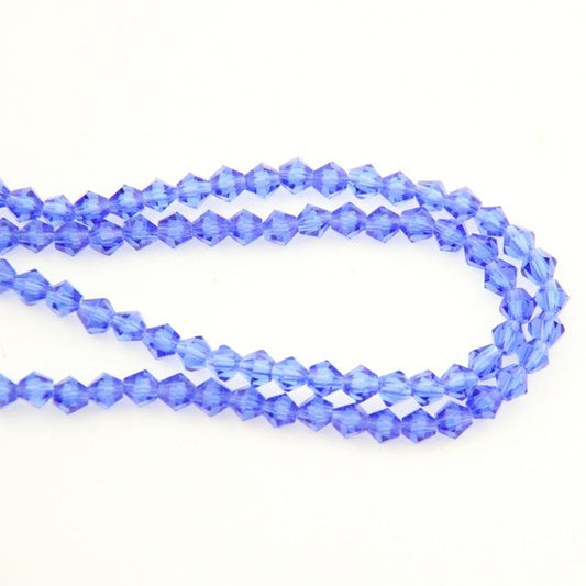 3mm Light Sapphire colour, Grade AAA Bicone Beads *4g Bicone Beads