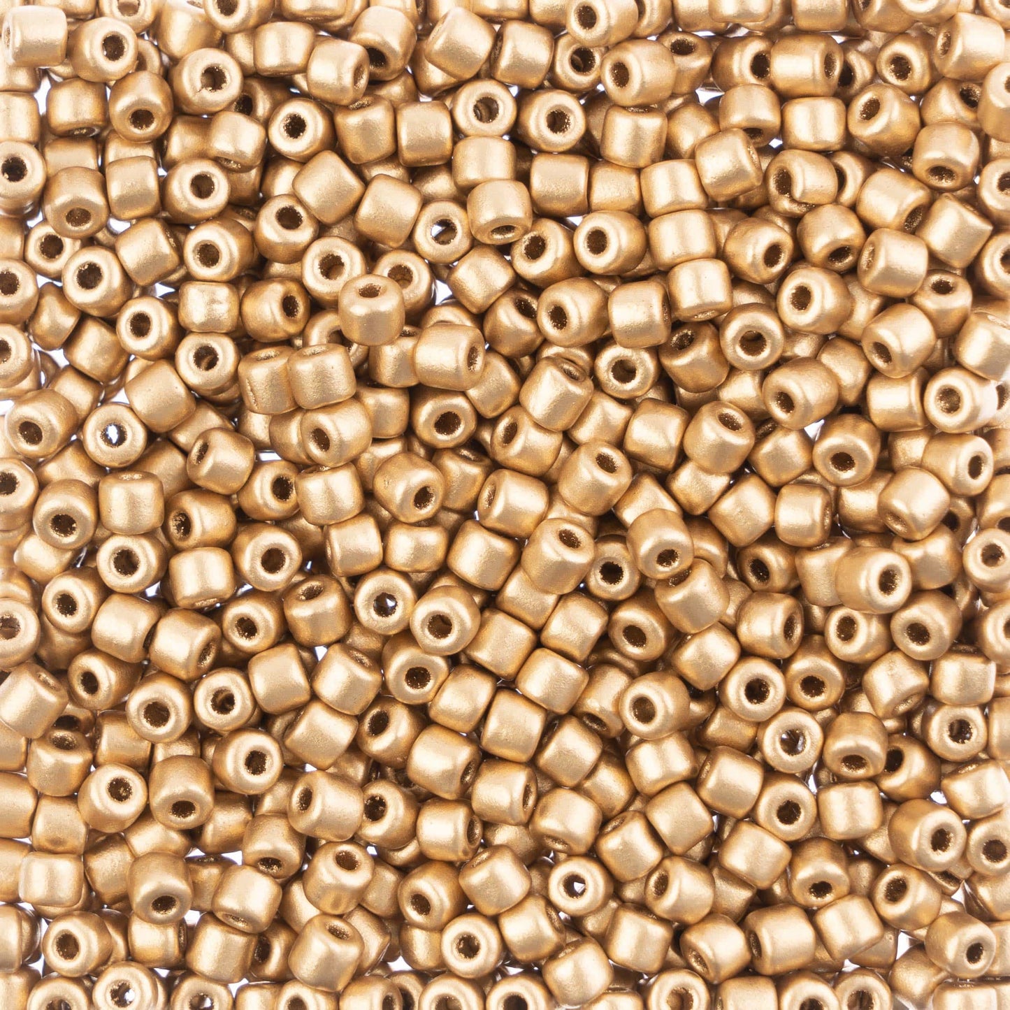 4.5mm Czech Rola Bead 20g - Opaque Metallic Gold