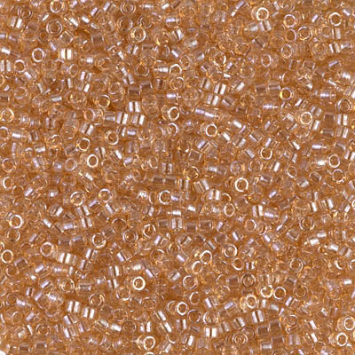 Delica 11/0 Light Topaz Lustre (0101v) (5.2g) Miyuki Delica Beads
