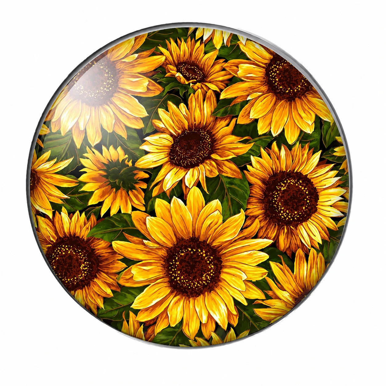 20mm Sunflowers Fields (Sold in Pair) Sundaylace Creations & Bling