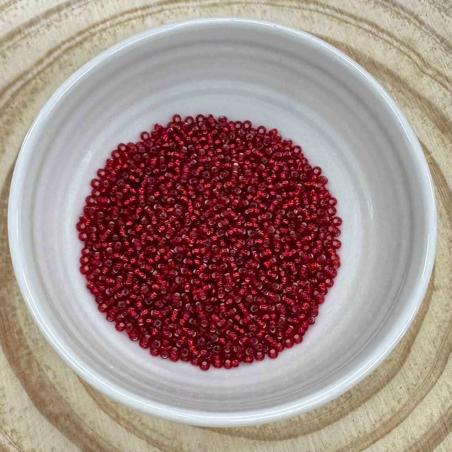 “Cherry Red” 10 - 11/0 Seed Beads Set Sundaylace Creations & Bling