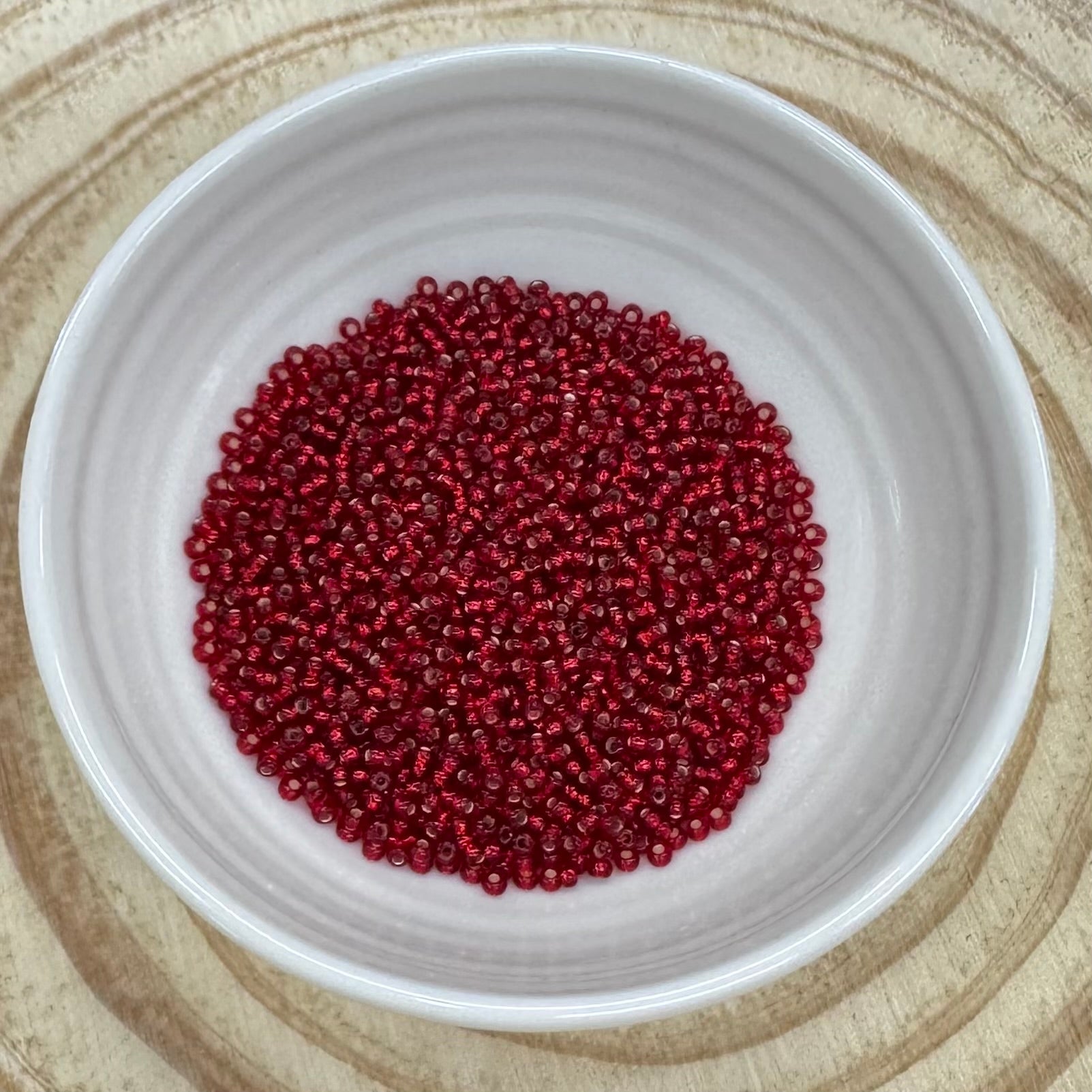 “Cherry Red” 10 - 11/0 Seed Beads Set Sundaylace Creations & Bling