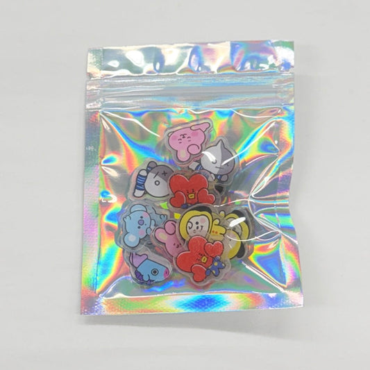 20mm BT21 Gems in Mystery Bag, Various Characters (6 pairs) Sundaylace Creations & Bling