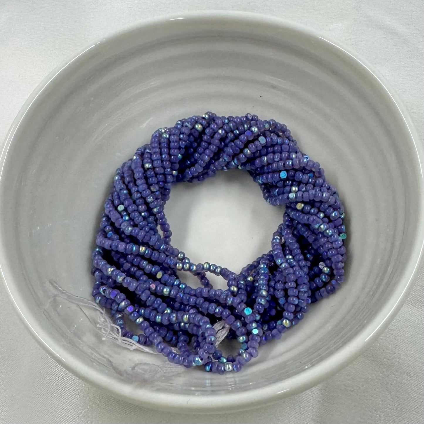11/0 Charlotte Cut Seed Bead- Opal Neon Purple Aurore Boreale PREMIUM *10g Hank* India Sheen Charlotte Cut Seedbeads