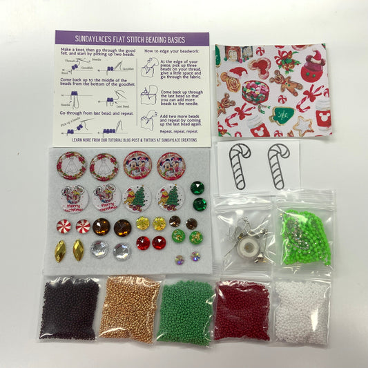 "Christmas Mouse" Starter Beading kit, Promotions Sundaylace Creations & Bling