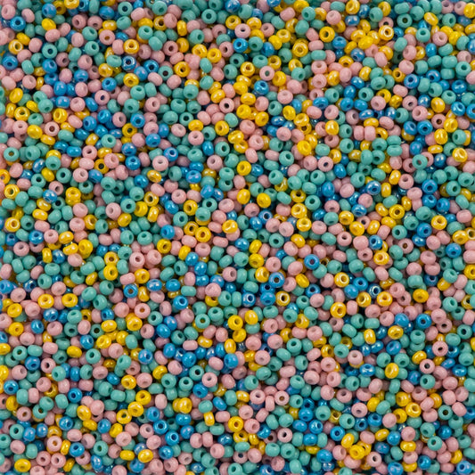 10/0 Retro Pop Mix, Preciosa Seed Beads VIAL 10/0 Preciosa Seed Beads