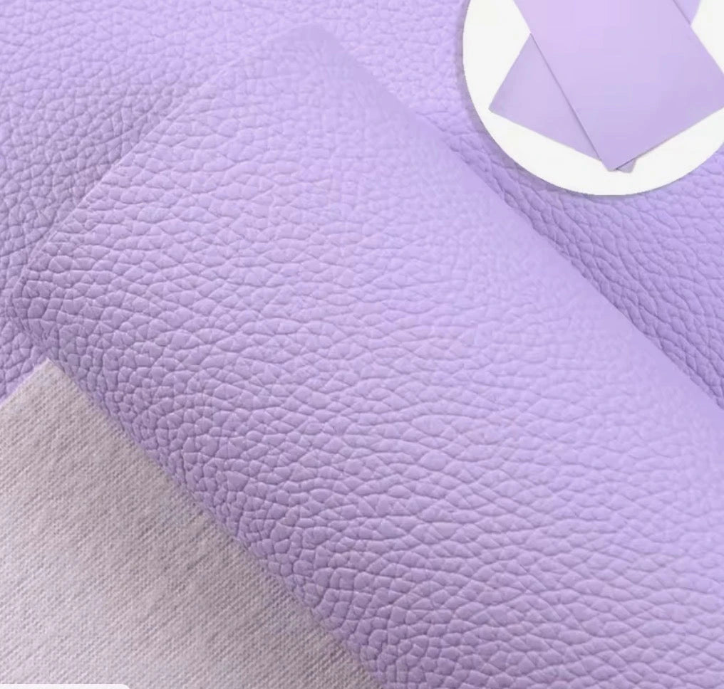 20*30cm Light Purple Smooth Matte Texture Finish, Leatherette Sheet Leatherette