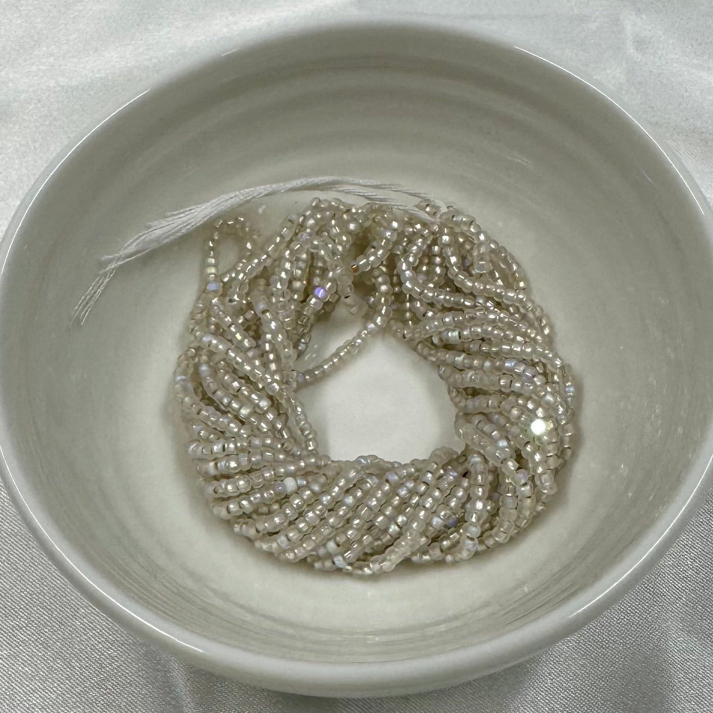 11/0 Charlotte Cut PREMIUM Seed Bead-  Matte Crystal Silver Lined  *10g Hank* India Sheen Charlotte Cut Seedbeads