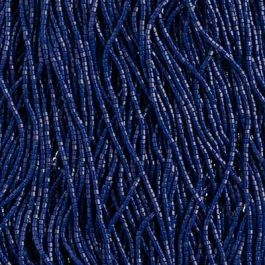 10/0 2-Cut Beads, Opaque Royal Blue (HANK) Preciosa Ornela Two Cut Beads