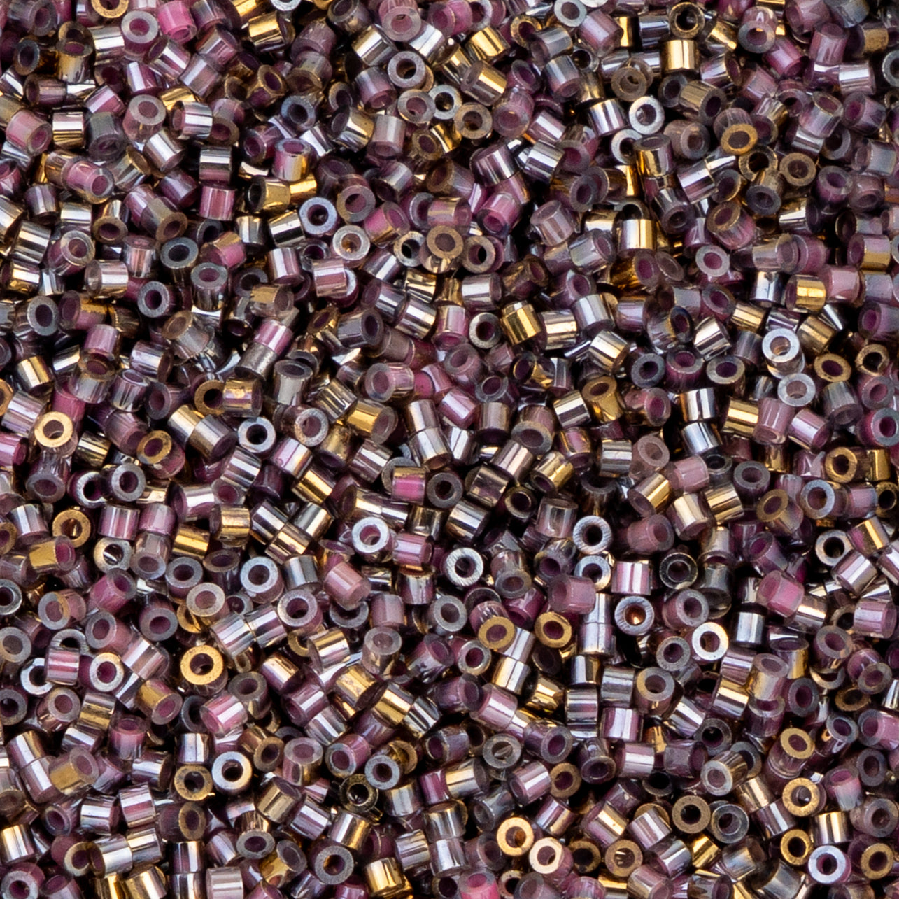 11/0 Cylin Bead – Gilded Halo Rose 25g Bag Cylin Beads John Beads