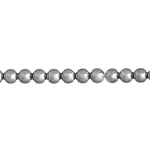 3mm Metal Beads, Nickel Colour (1000pcs) Bicone/Rondelle