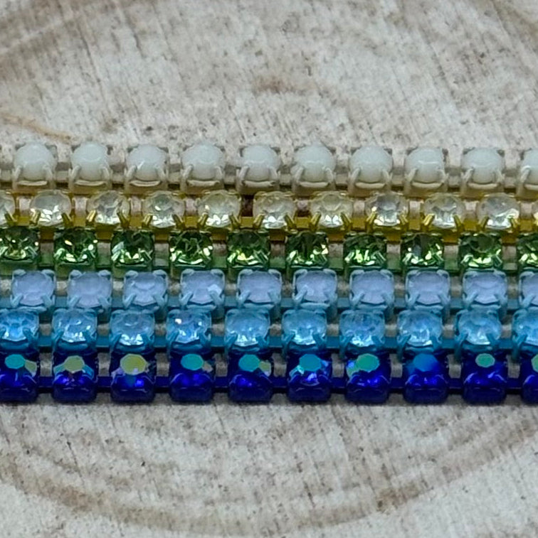 “Berry Blue” 6 - SS6 Metal Rhinestone Promotions Set Sundaylace Creations & Bling