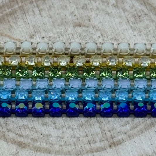 “Berry Blue” 6 - SS6 Metal Rhinestone Promotions Set Sundaylace Creations & Bling