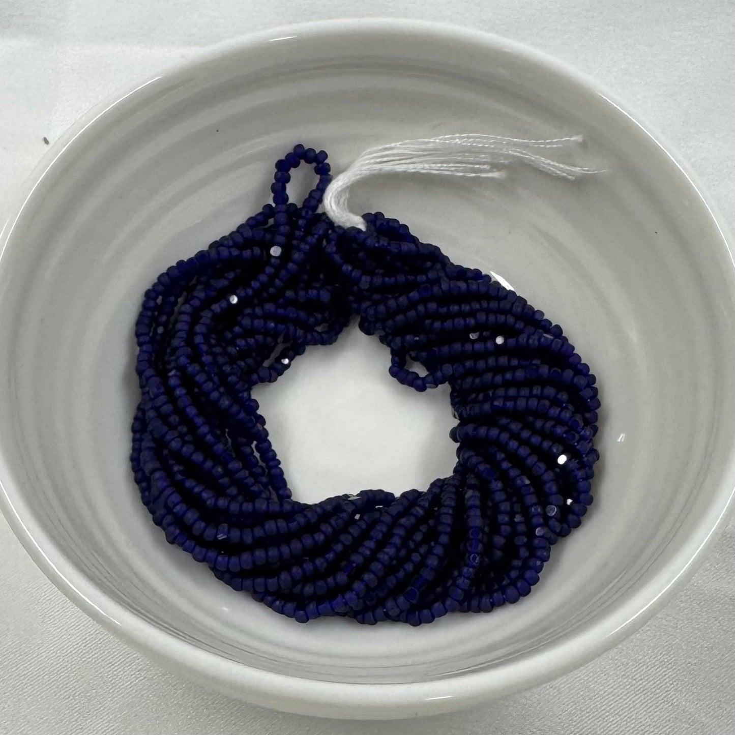11/0 Charlotte Cut  Seed Bead- Matte Royal Blue Transparent  *10g Hank* India Sheen Charlotte Cut Seedbeads