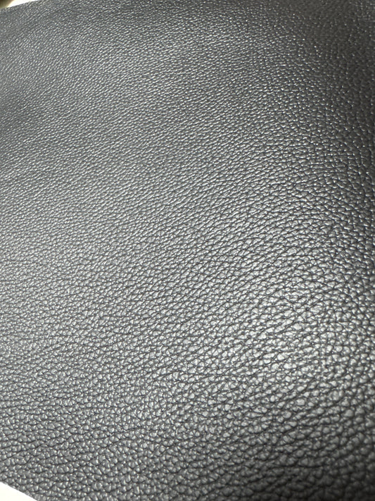 20*30cm Black MATTE Smooth Finish, Thin Leatherette Sheet Leatherette