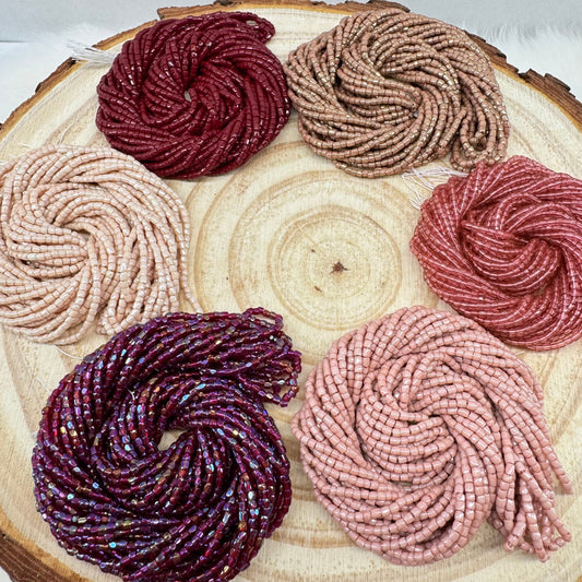 “Rosemary” 6 - 3 Cut 9/0 Promotions Set Sundaylace Creations & Bling