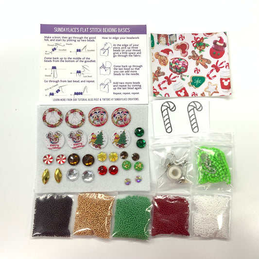 "Christmas Mouse" Starter Beading kit, Promotions Sundaylace Creations & Bling