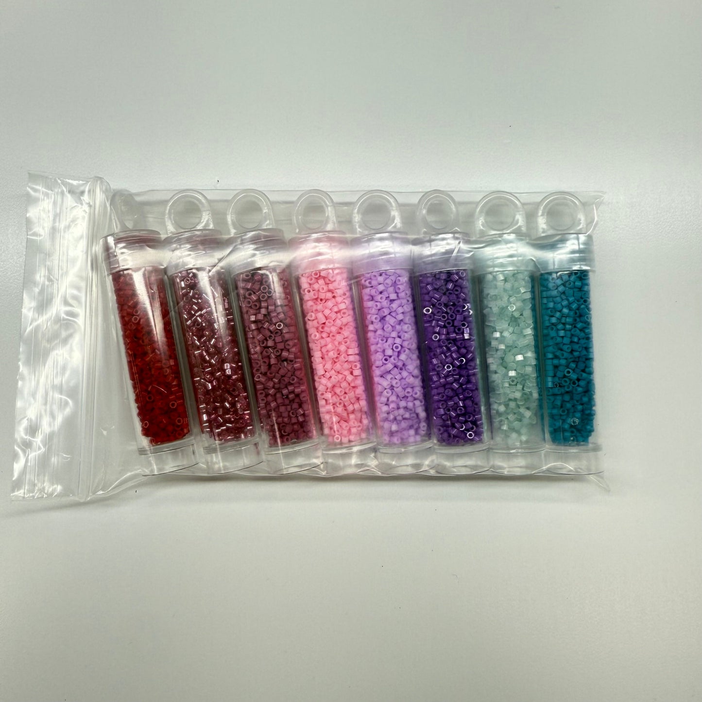 "Love Birds" Set, 8 x (5g) 11/0 Cylin Beads, Promotions Cylin Bead 11/0