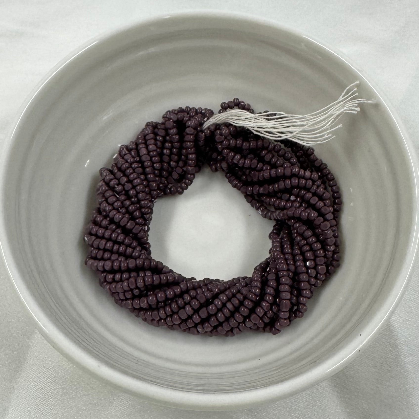 11/0 Charlotte Cut Seed Bead- Opaque Amethyst Purple *10g Hank* India Sheen Charlotte Cut Seedbeads