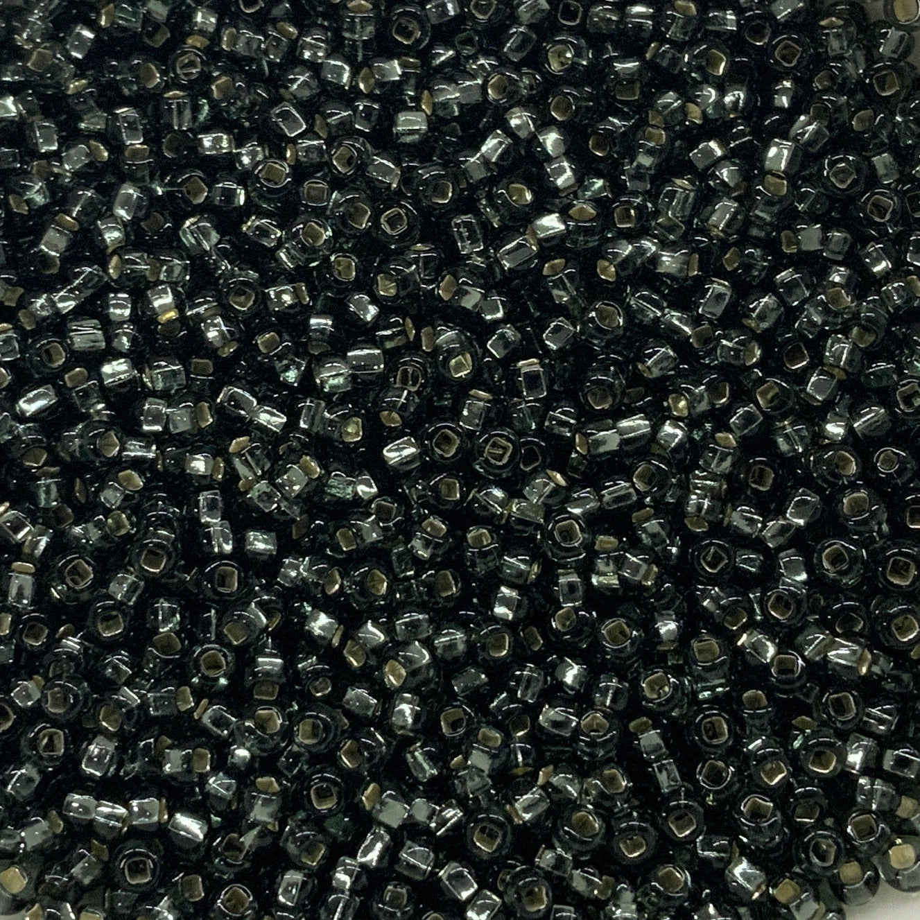 10/0 Silver Lined Grey Opaque, Preciosa Seed Beads 10/0 Preciosa Seed Beads