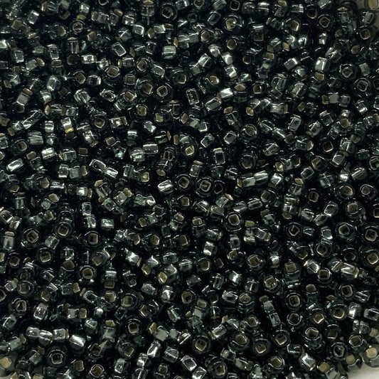 10/0 Silver Lined Grey Opaque, Preciosa Seed Beads 10/0 Preciosa Seed Beads