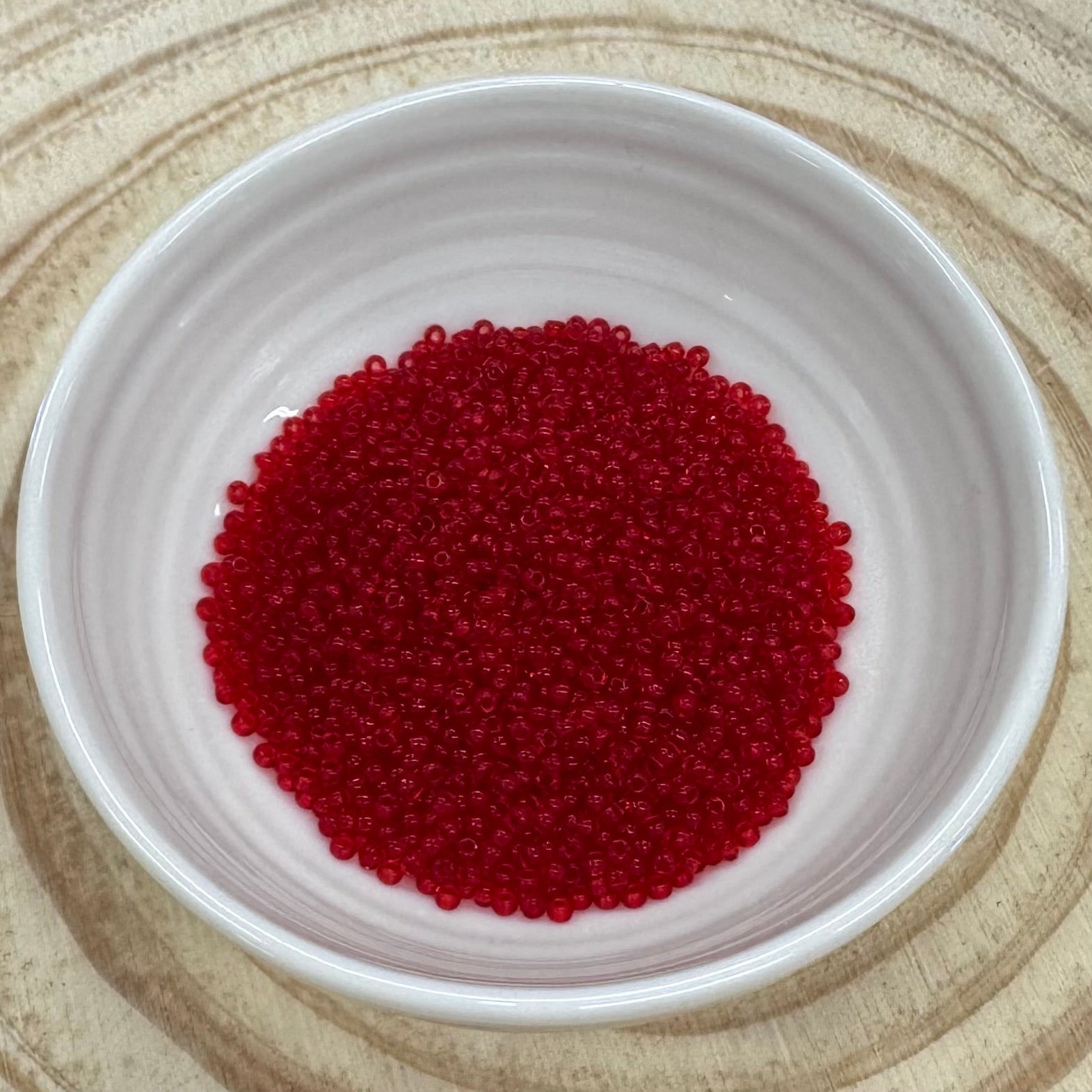 “Cherry Red” 10 - 11/0 Seed Beads Set Sundaylace Creations & Bling