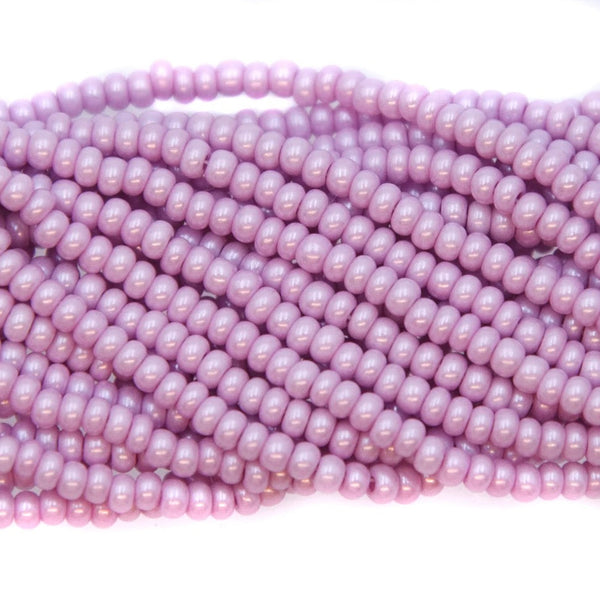 10/0 Dark Pink Violet Silk, Preciosa Seed Beads *Hank 10SB696-A 10/0 Preciosa Seed Beads