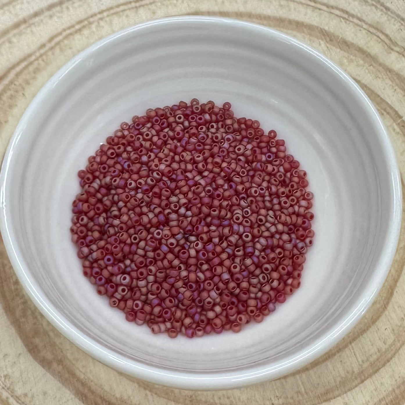 “Cherry Red” 10 - 11/0 Seed Beads Set Sundaylace Creations & Bling