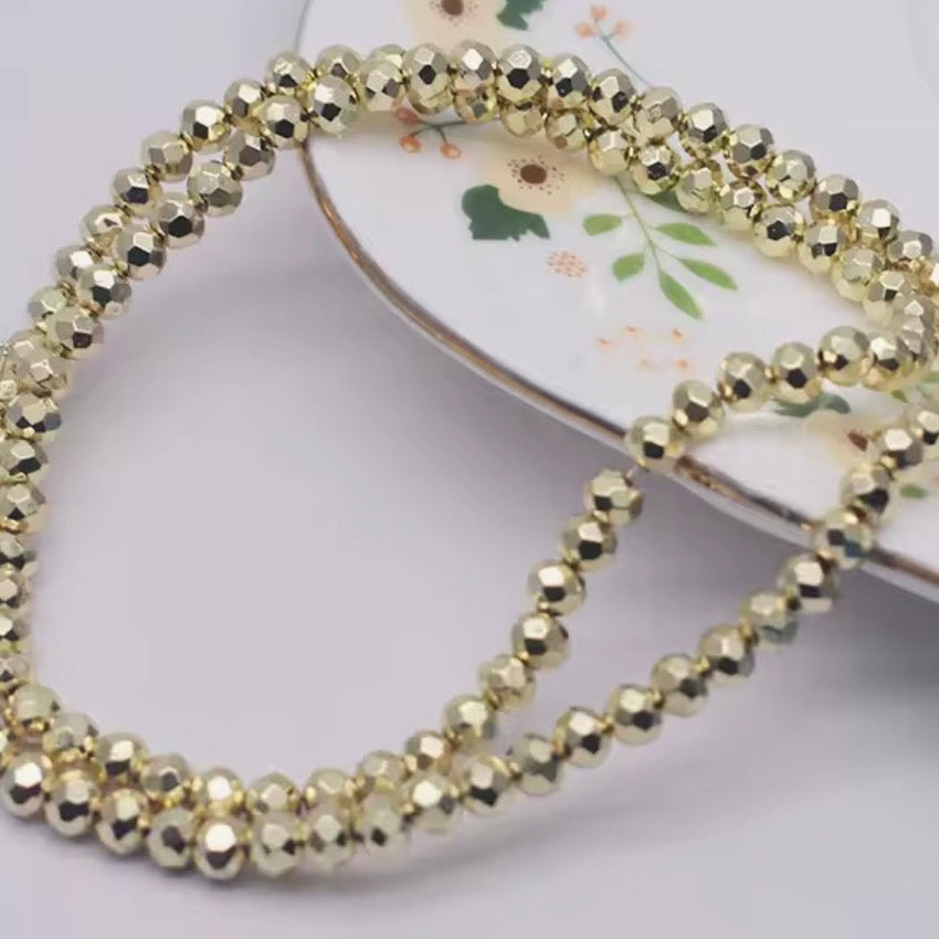 4mm Metallic Olive Rondelle Sundaylace Creations & Bling