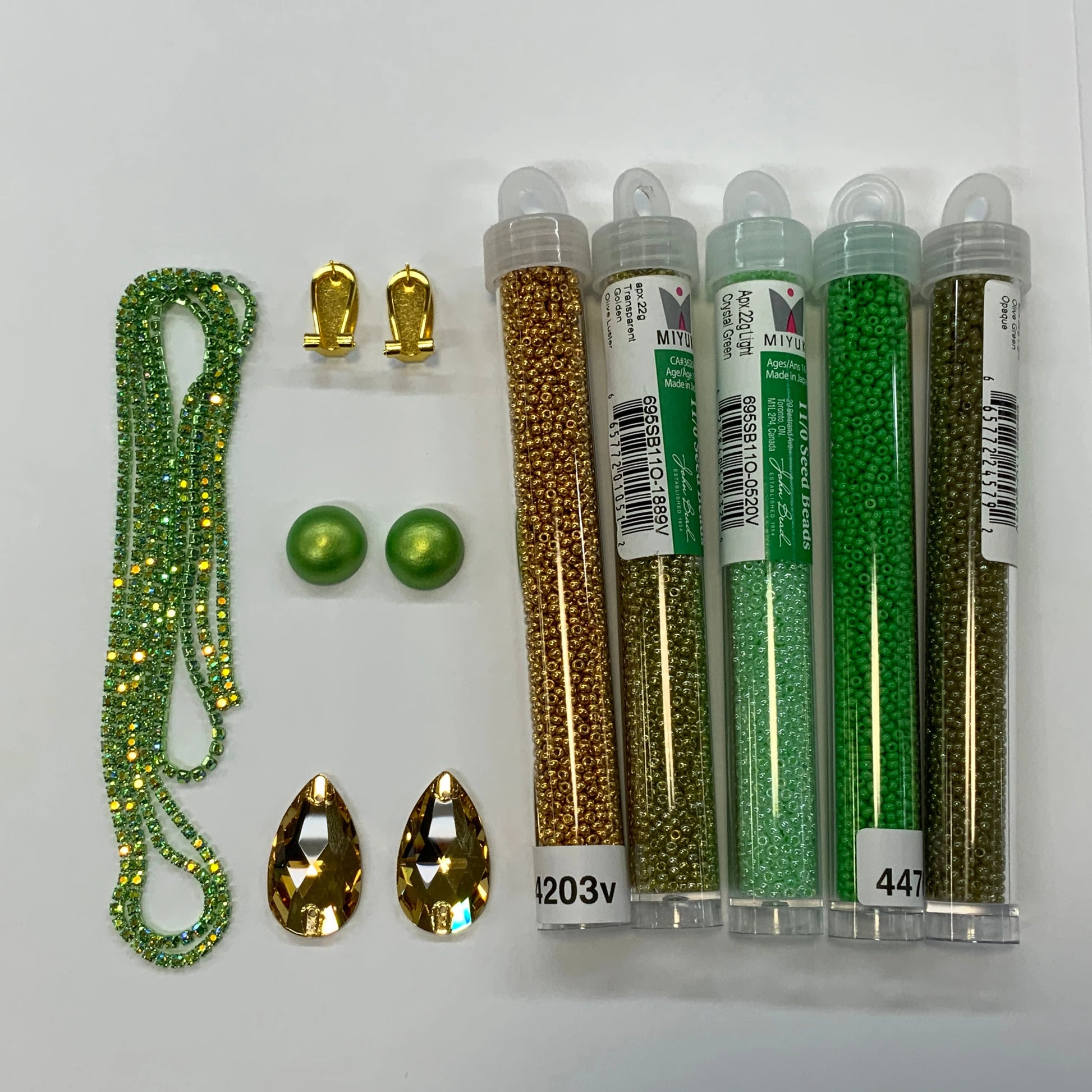 Green Golden 9 Items - Miyuki, Promotions Promotional Products