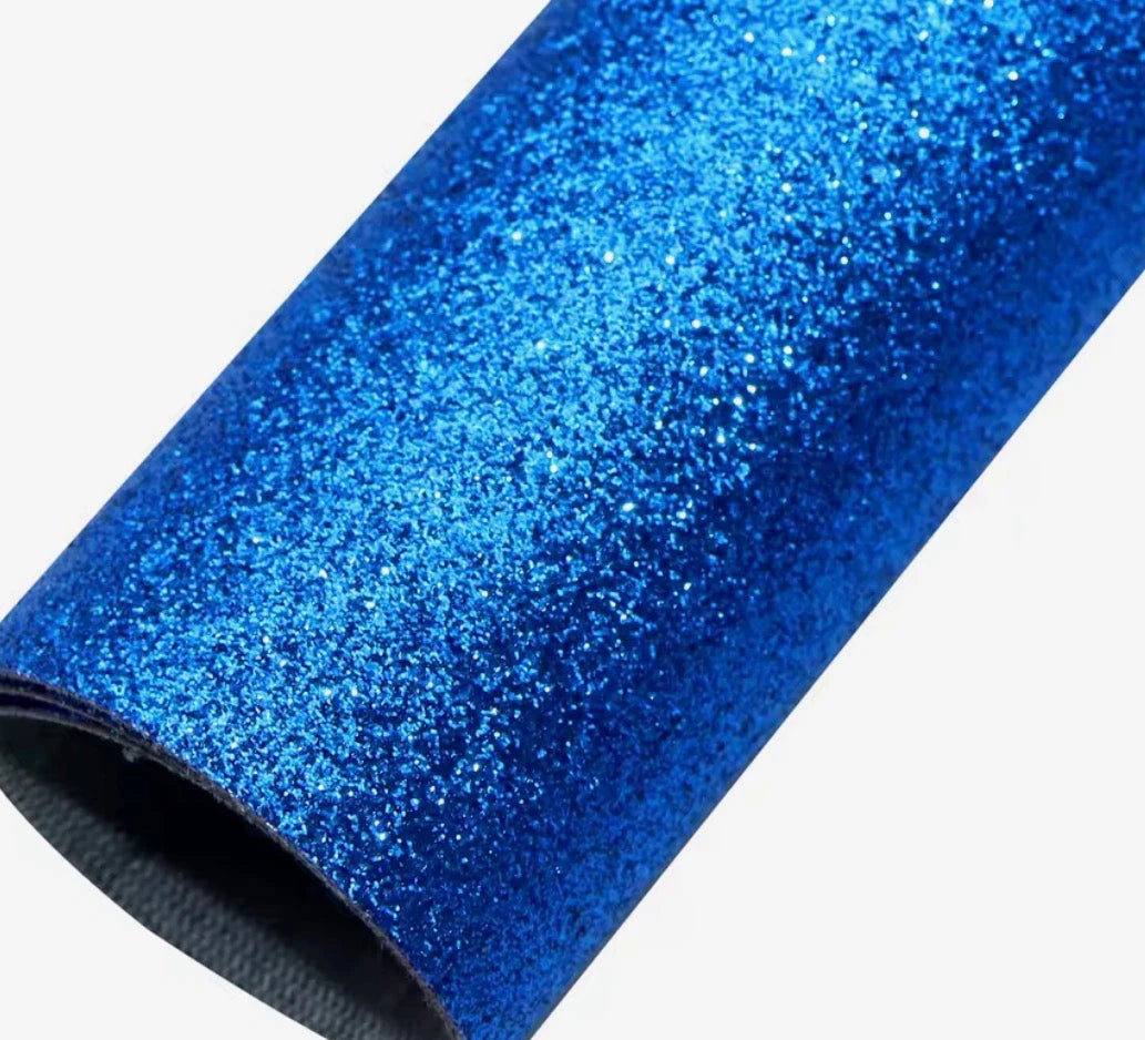 20*30cm Glitter Blue, Glitter Leatherette Sheet Leatherette