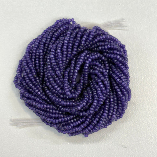 13/0 Charlotte Cut Czech Seed Bead - PURPLE VELVET 10g India Sheen Charlotte Cut Seedbeads