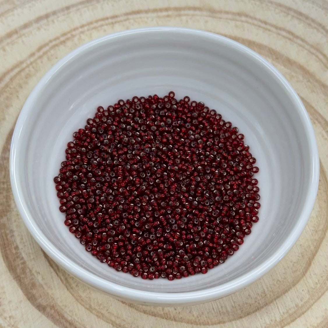 “Cherry Red” 10 - 11/0 Seed Beads Set Sundaylace Creations & Bling
