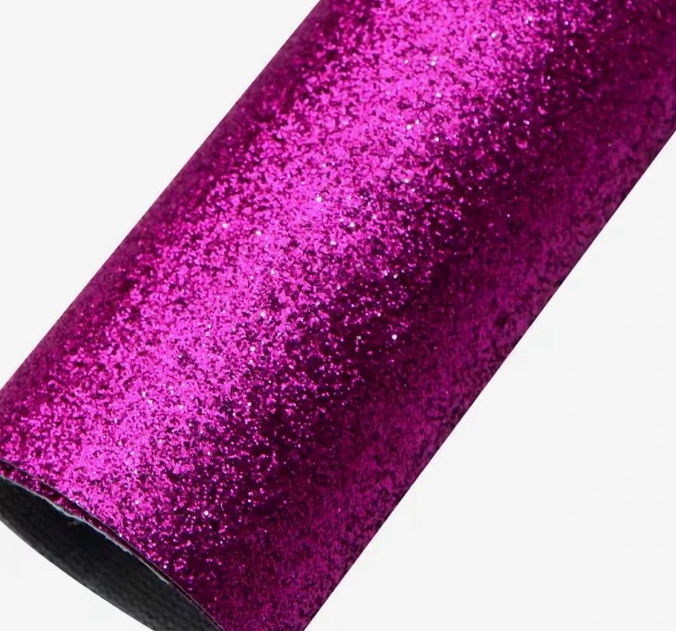 20*30cm Glitter Purple, Glitter Leatherette Sheet Leatherette