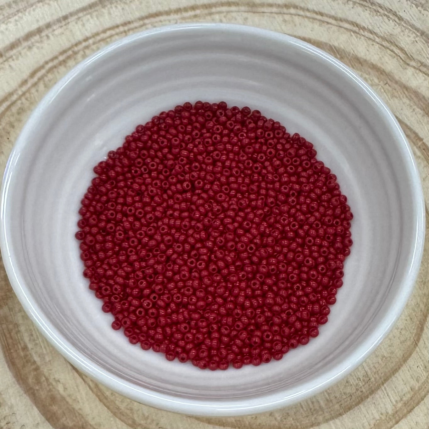 “Cherry Red” 10 - 11/0 Seed Beads Set Sundaylace Creations & Bling